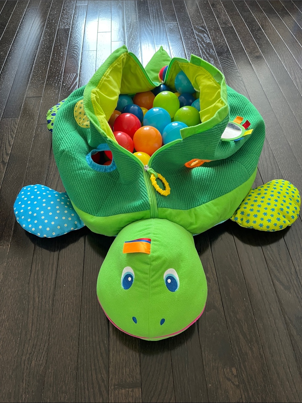 Melissa and Doug K's Kids Turtle Ball Pit With 60 Balls